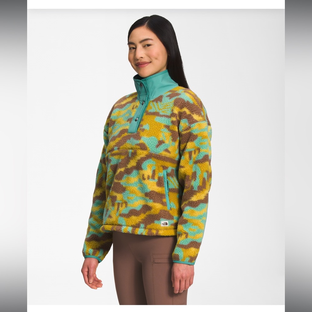 The North Face TNF nwt cragmont quarter snap fleece pullover XS camo print - Picture 4 of 5